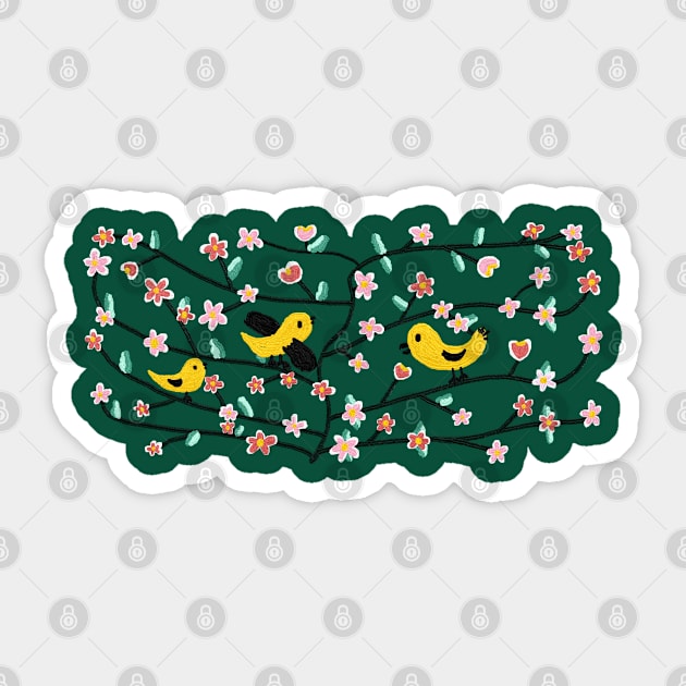 spring flower Sticker by zzzozzo